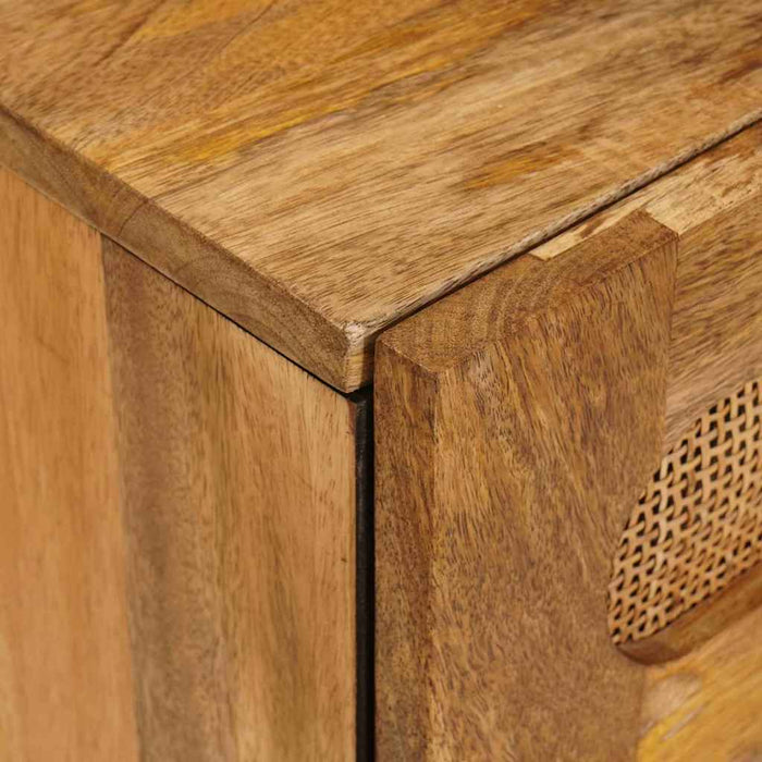 Dulap de noapte natural 50 x 33 x 60 cm Lemn de mango solid - WALTI WALTI