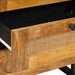 Dulap de noapte natural 50 x 33 x 60 cm Lemn de mango solid - WALTI WALTI
