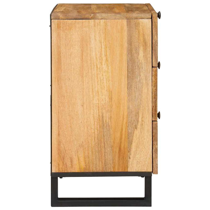 Dulap de noapte natural 50 x 33 x 60 cm Lemn de mango solid - WALTI WALTI