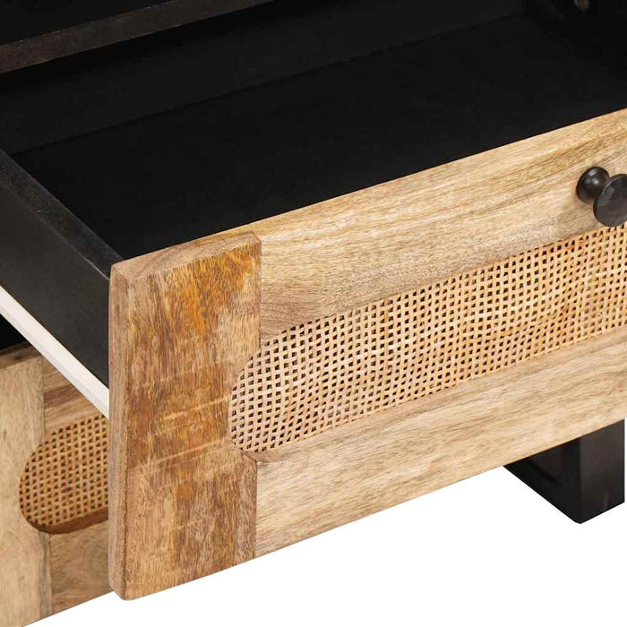 Dulap de noapte natural 50 x 33 x 62 cm Lemn de mango solid - WALTI WALTI