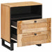 Dulap de noapte natural 50 x 33 x 62 cm Lemn de mango solid - WALTI WALTI