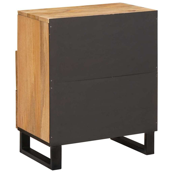 Dulap de noapte natural 50 x 33 x 62 cm Lemn de mango solid - WALTI WALTI