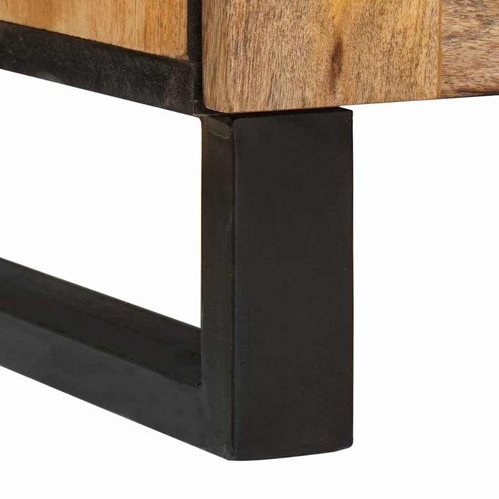Dulap de noapte natural 50 x 33 x 60 cm Lemn de mango solid - WALTI WALTI