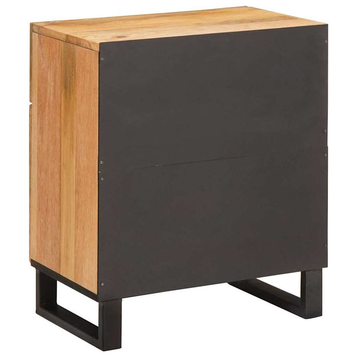 Dulap de noapte natural 50 x 33 x 60 cm Lemn de mango solid - WALTI WALTI