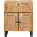 Dulap de noapte natural 50 x 33 x 60 cm Lemn de mango solid - WALTI WALTI