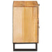 Dulap de noapte natural 50 x 33 x 60 cm Lemn de mango solid - WALTI WALTI
