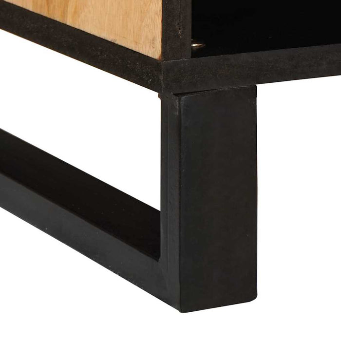 Cabinet TV cu ușă Maro 80 x 33 x 46 cm Lemn de mango solid - WALTI WALTI