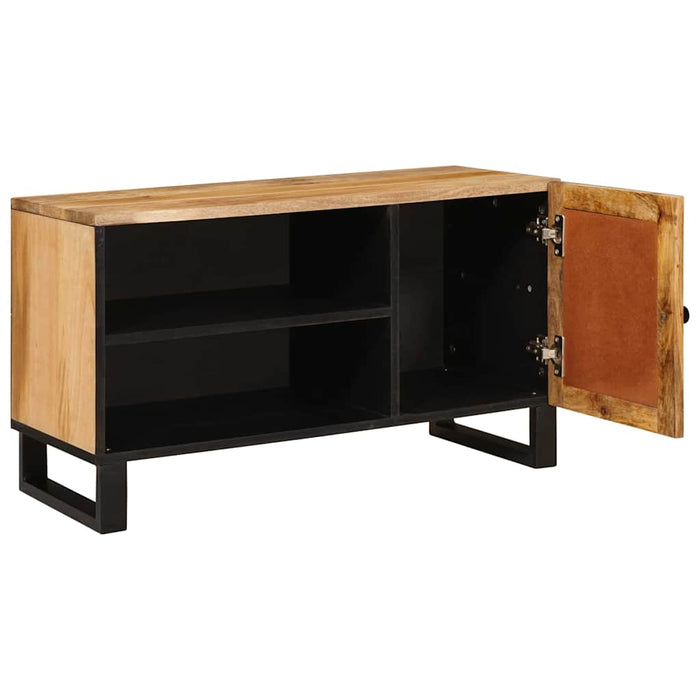 Cabinet TV cu ușă Maro 80 x 33 x 46 cm Lemn de mango solid - WALTI WALTI
