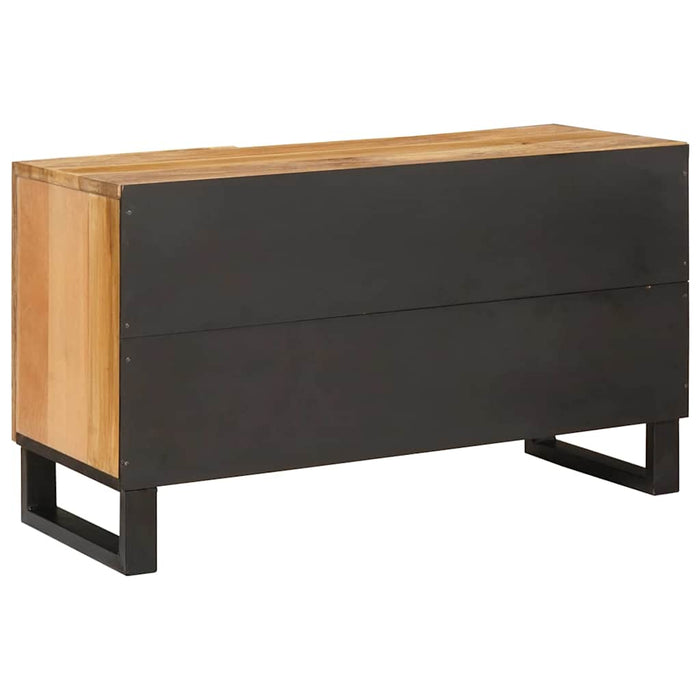 Cabinet TV cu ușă Maro 80 x 33 x 46 cm Lemn de mango solid - WALTI WALTI