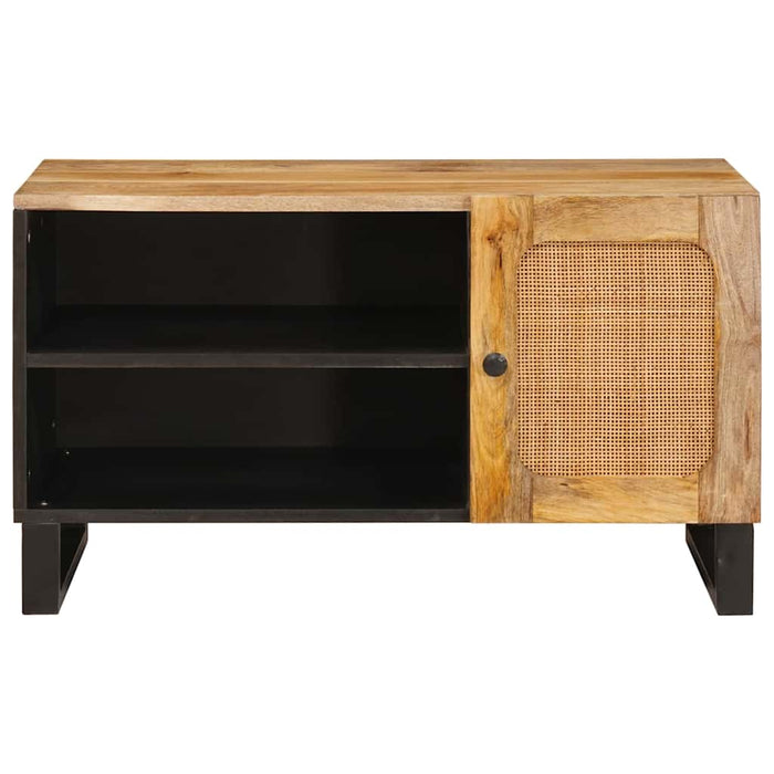 Cabinet TV cu ușă Maro 80 x 33 x 46 cm Lemn de mango solid - WALTI WALTI