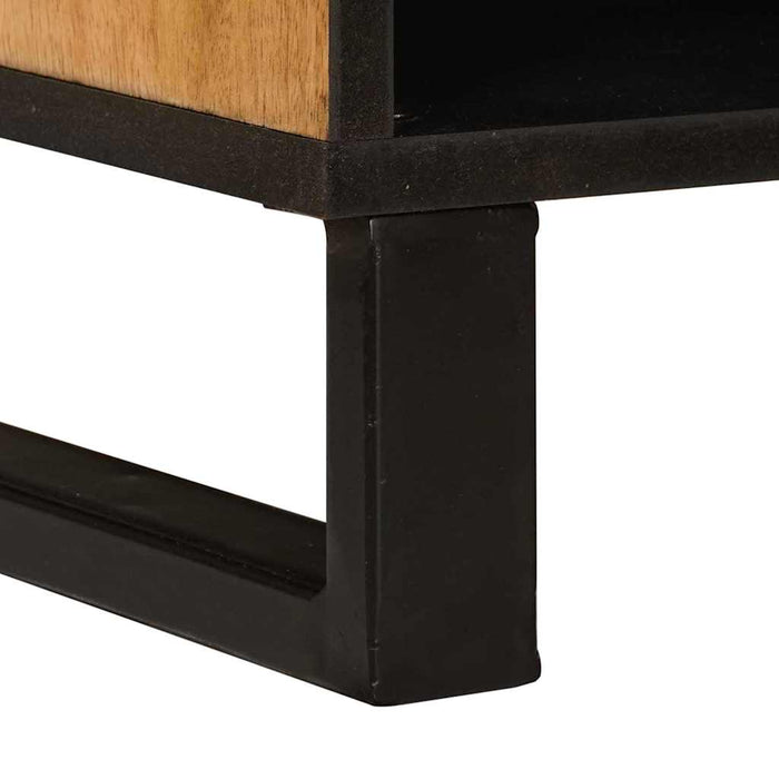 Cabinet TV cu sertar Maro 100 x 33 x 46 cm Lemn de mango solid - WALTI WALTI