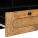 Cabinet TV cu sertar Maro 100 x 33 x 46 cm Lemn de mango solid - WALTI WALTI