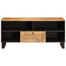 Cabinet TV cu sertar Maro 100 x 33 x 46 cm Lemn de mango solid - WALTI WALTI