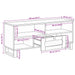Cabinet TV cu sertar Maro 100 x 33 x 46 cm Lemn de mango solid - WALTI WALTI