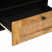 Cabinet TV cu sertar Maro 80 x 33 x 46 cm Lemn de mango solid - WALTI WALTI