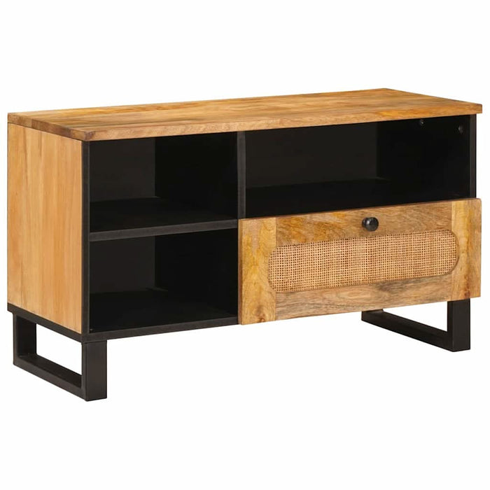 Cabinet TV cu sertar Maro 80 x 33 x 46 cm Lemn de mango solid - WALTI WALTI
