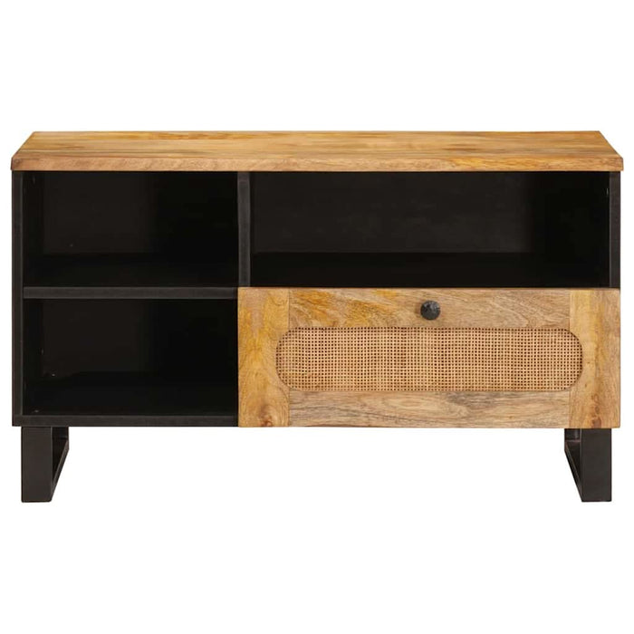 Cabinet TV cu sertar Maro 80 x 33 x 46 cm Lemn de mango solid - WALTI WALTI