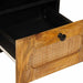Cabinet TV cu sertar Maro 100 x 33 x 46 cm Lemn de mango solid - WALTI WALTI