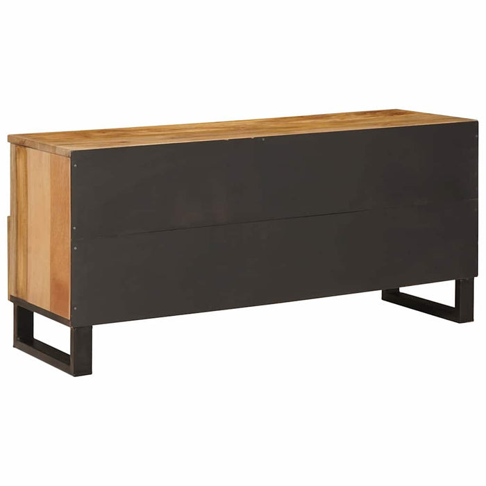 Cabinet TV cu sertar Maro 100 x 33 x 46 cm Lemn de mango solid - WALTI WALTI