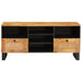 Cabinet TV cu sertar Maro 100 x 33 x 46 cm Lemn de mango solid - WALTI WALTI