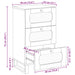 Bufet cu sertar Maro 40 x 33 x 75 cm Lemn de mango solid - WALTI WALTI