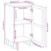 Bufet cu depozitare Maro 40 x 33 x 75 cm Lemn de mango solid - WALTI WALTI