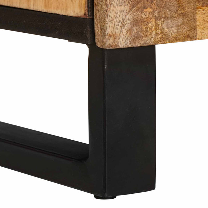 Bufet cu depozitare Maro 90 x 33 x 75 cm Lemn de mango solid - WALTI WALTI