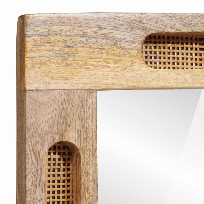 Oglindă pentru baie Maro 50 x 70 x 3 cm Lemn de mango solid - WALTI WALTI