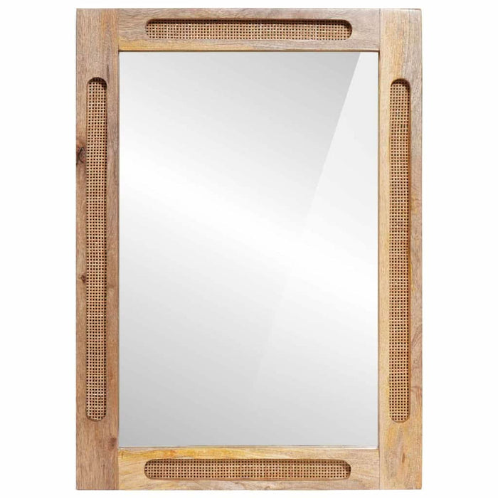 Oglindă pentru baie Maro 50 x 70 x 3 cm Lemn de mango solid - WALTI WALTI