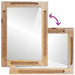Oglindă pentru baie Maro 50 x 70 x 3 cm Lemn de mango solid - WALTI WALTI