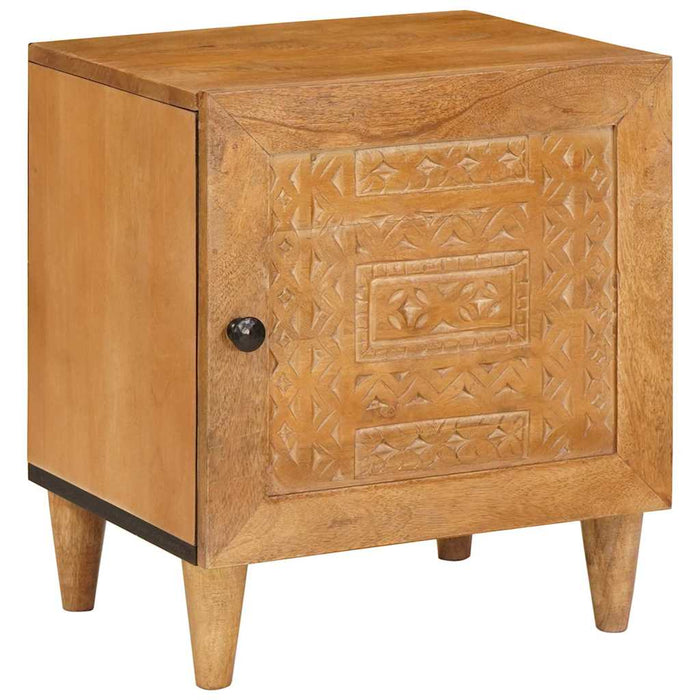 Dulap de noapte Maro deschis 80 x 50 x 40 cm Lemn prelucrat - WALTI WALTI