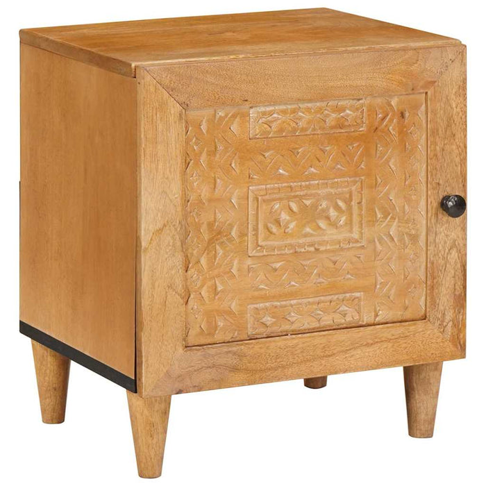 Dulap de noapte Maro deschis 80 x 50 x 40 cm Lemn prelucrat - WALTI WALTI