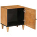 Dulap de noapte Maro deschis 80 x 50 x 40 cm Lemn prelucrat - WALTI WALTI