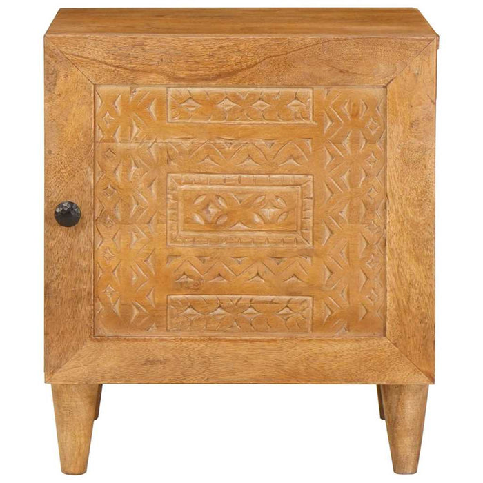 Dulap de noapte Maro deschis 80 x 50 x 40 cm Lemn prelucrat - WALTI WALTI