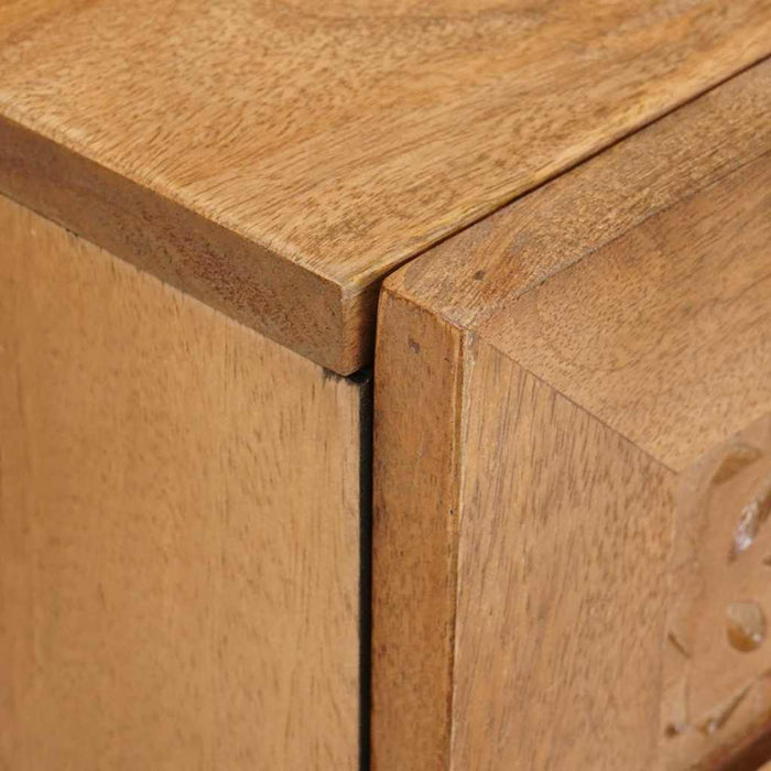 Dulap de noapte 2 pcs Maro deschis 40 x 33 x 46 cm - WALTI WALTI