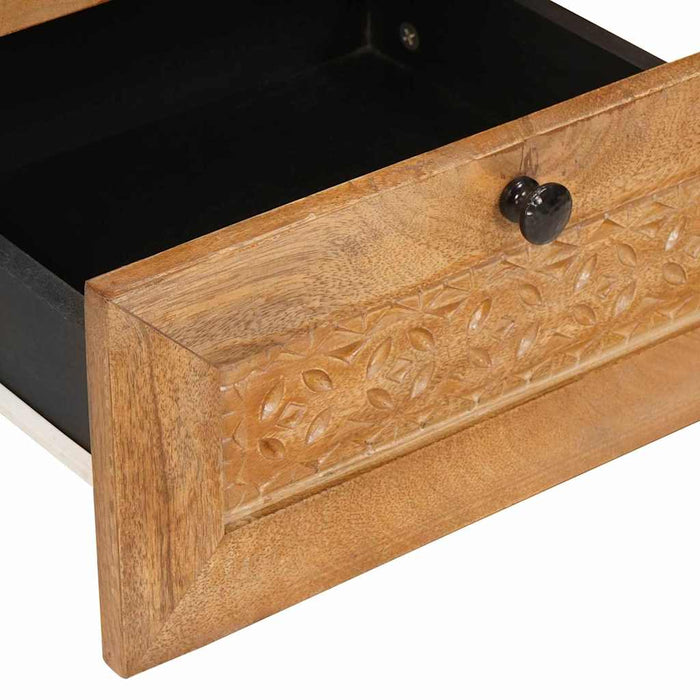 Dulap de noapte 2 pcs Maro deschis 40 x 33 x 46 cm - WALTI WALTI