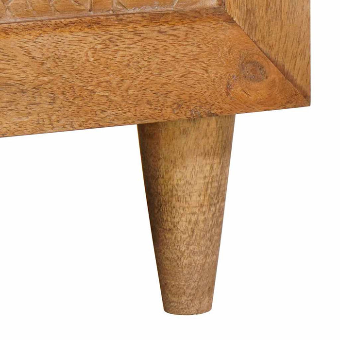 Masă de cafea Maro deschis 80 x 50 x 40 cm Lemn masiv de acacia WALTI