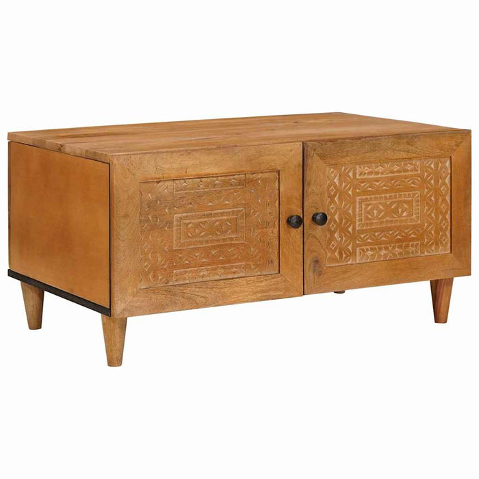 Masă de cafea Maro deschis 80 x 50 x 40 cm Lemn masiv de acacia - WALTI WALTI