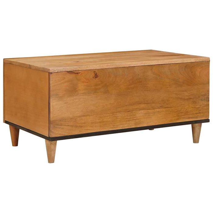 Masă de cafea Maro deschis 80 x 50 x 40 cm Lemn masiv de acacia - WALTI WALTI