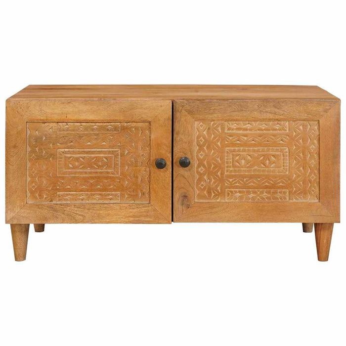 Masă de cafea Maro deschis 80 x 50 x 40 cm Lemn masiv de acacia - WALTI WALTI