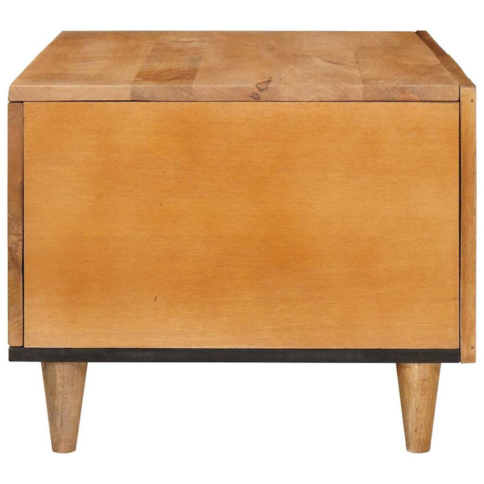 Masă de cafea Maro deschis 80 x 50 x 40 cm Lemn masiv de acacia - WALTI WALTI