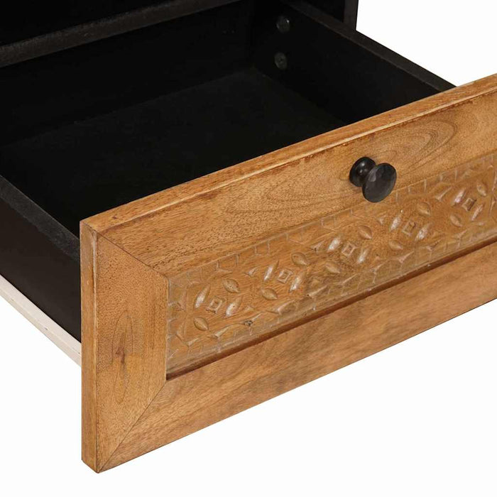 Masă de cafea Maro deschis 80 x 54 x 40 cm Lemn masiv de acacia - WALTI WALTI