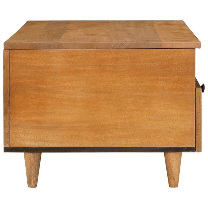 Masă de cafea Maro deschis 80 x 54 x 40 cm Lemn masiv de acacia - WALTI WALTI