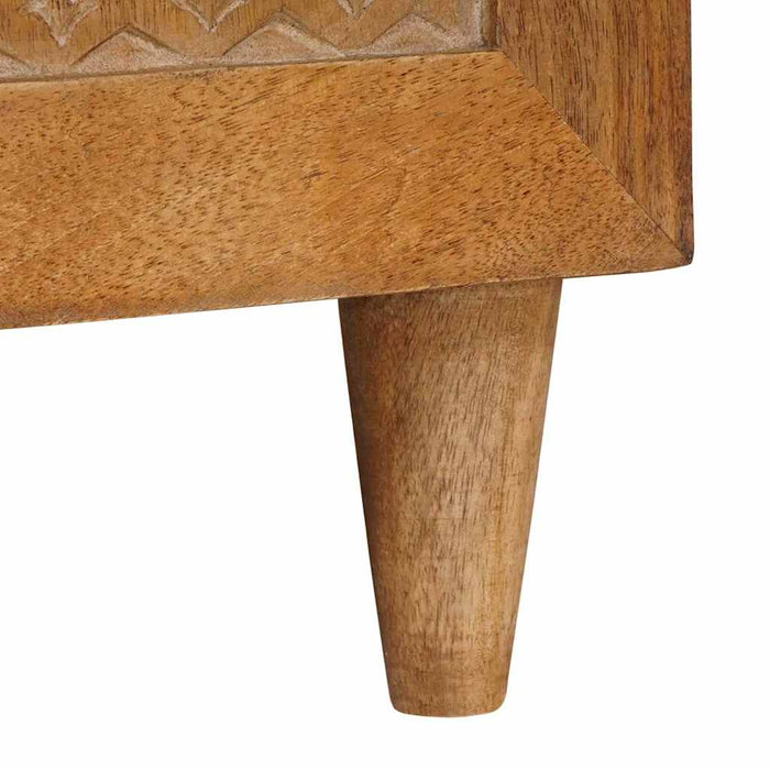 Unități TV cu raft Maro deschis 105 x 33 x 46 cm Lemn compozit - WALTI WALTI