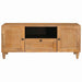 Unități TV cu raft Maro deschis 105 x 33 x 46 cm Lemn compozit - WALTI WALTI