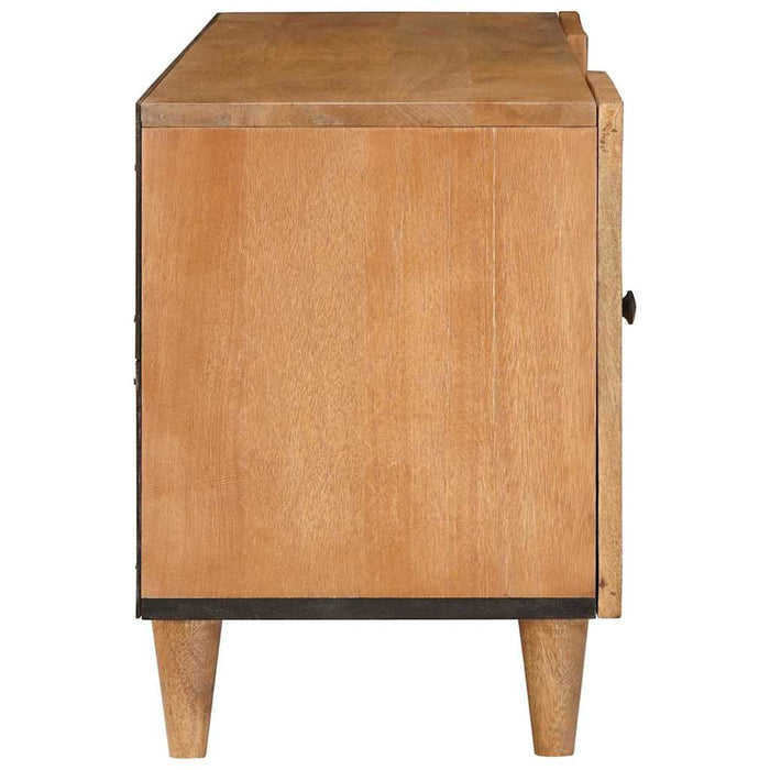 Unități TV cu raft Maro deschis 105 x 33 x 46 cm Lemn compozit - WALTI WALTI