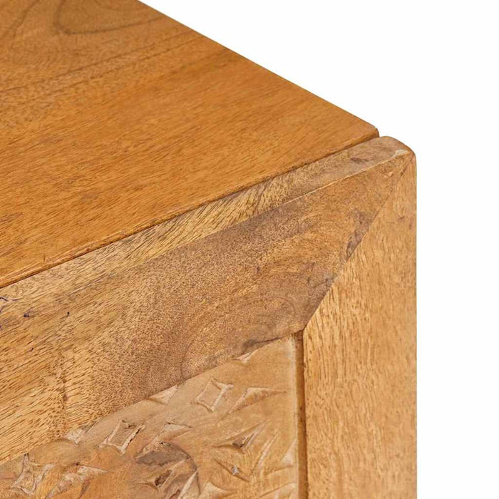 Unități TV cu raft Maro deschis 80 x 33 x 46 cm Lemn compozit - WALTI WALTI