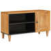 Unități TV cu raft Maro deschis 80 x 33 x 46 cm Lemn compozit - WALTI WALTI