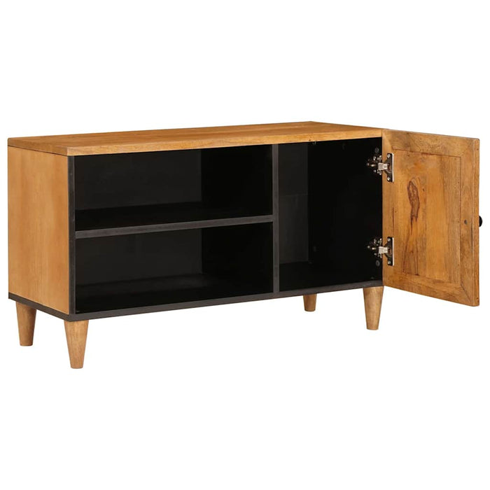 Unități TV cu raft Maro deschis 80 x 33 x 46 cm Lemn compozit - WALTI WALTI