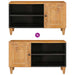 Unități TV cu raft Maro deschis 80 x 33 x 46 cm Lemn compozit - WALTI WALTI